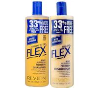 Shampoo originale Revlon Flex da normale a secco e balsamo regolare 592 ml ci...