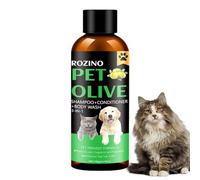Shampoo per animali domestici per cani, shampoo per cani che eliminano gli odori, spray per cani a lunga durata, detergente per la pulizia, cura e idratazione dei cani, 100 g