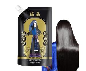 Shampoo per capelli anticaduta con estratto vegetale di zenzero, shampoo all'estratto di zenzero da 240 ml dal Giappone, shampoo antiforfora per il controllo del petrolio di Polygonum Multiflorum
