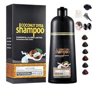 Shampoo per capelli bianchi, shampoo colorante per capelli profondamente nutriente con formula delicata, strumenti per la tintura dei capelli bianchi, colore a lunga durata (Red)