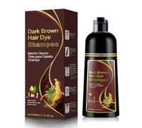 Shampoo Per Capelli Castani 3 In 1, Shampoo Colorante Donna Per Coprire I Capelli Grigi Naturale Da 500 Ml Che Dura 30 Giorni