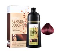Shampoo Per Capelli Color Vino Rosso - Tinture Naturali, Copre I Grigi, Colori Lunga Durata Per Uomini E Donne, 500 Ml