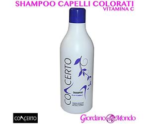 SHAMPOO PER CAPELLI COLORATI ALLA VITAMINA C 1 Kg CONCERTO PROFESSIONALE PER PARRUCCHIERE