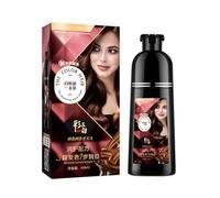 Shampoo per Capelli di Colore Marrone per Capelli 400ml, Marrone castagna, Instant Hair Dye Shampoo 3 In 1, Naturale e di Lunga Durata, Shampooing Teinture Cheveux Brun