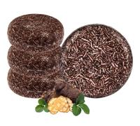 Shampoo per capelli grigi da donna, 4 pezzi di sapone nero per capelli grigi, saponetta inversa ingredienti naturali shampoo solido per donne e uomini Rinfresca il cuoio capelluto e ripristina la luc