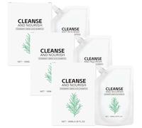 Shampoo per capelli lisci e lucidi rinfrescanti, shampoo per la crescita dei capelli rosmarini per diradamento dei peli, controlli oleosi, addensare e rafforzare il cuoio capelluto (3Pcs)