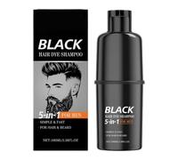 Shampoo per capelli neri da uomo, 100 ml, shampoo detergente per il cuoio | Shampoo detergente per il cuoio capelluto, 100 ml, per la riparazione della lucentezza del cuoio capelluto