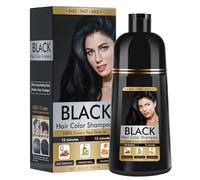 Shampoo per capelli neri per capelli grigi, per capelli istantanei, per uomini e donne, Black Hair Dye Shampoo 3 in 1, 500 ml