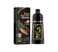 Shampoo per capelli nero naturale - 500 ml - 3 in 1 per la cura e la tintura dei capelli neri, ideale per uomini e donne. Copertura istantanea in 10-15 minuti, risultato naturale e duraturo