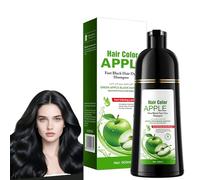 Shampoo per capelli nero naturale - 500 ml - 3 in 1 per la cura e la tintura dei capelli neri, ideale per uomini e donne. Copertura istantanea in 10-15 minuti, risultato naturale e duraturo