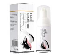 Shampoo per ciglia - Detergente per palpebre schiumoso per estensioni e ciglia naturali, non irritante, 30 ml, delicato shampoo per allungamento delle ciglia, perfetto per il salone professionale e la