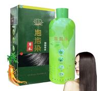 Shampoo per colorare i capelli,Shampoo per tinture per capelli neri, Balsamo per tintura per 3 in 1 per scuri, Balsamo colorante naturale istantaneo per grigi