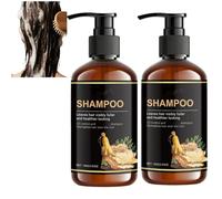 Shampoo per il controllo dell'olio, shampoo per capelli visibilmente più pieno e più sano, rafforza dalla radice, delicato, volumizzante e idratante formulato, aiuta a mantenere pulito (2pcs)