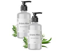 Shampoo per la crescita dei capelli Eclipta Alba, Shampoo Eclipta Alba, Olio Eclipta Alba, Shampoo Bhringraj biologico naturale, Shampoo ispessimento anticaduta 250 ml/8,4 once (2Pcs)