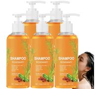 Shampoo per la cura dei capelli al rosmarino, shampoo addensante e volumizzante per capelli sottili e fini, shampoo rinforzante per la cura quotidiana di capelli grassi e secchi, shampoo delicato. (5