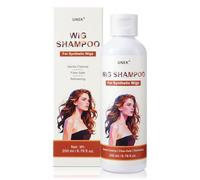 Shampoo per parrucche sintetiche, shampoo delicato per parrucche sintetiche, rimuove gli odori, riduce l'effetto crespo e la carica statica, cura per parrucche cosplay e uso quotidiano, 250 ml