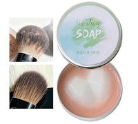 Shampoo per pennelli da trucco, sapone solido a forma di cuore, detergente per pennelli da trucco, per fondotinta, ombretto, bronzer, frullatore, spugnette per cipria in polvere cosmetica