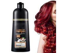 Shampoo per tintura per capelli neri,500 ml i capelli in pochi minuti, colore duraturo, stimola i capelli secchi, crespi