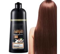 Shampoo per tintura per capelli neri,500 ml i capelli in pochi minuti, colore duraturo, stimola i capelli secchi, crespi