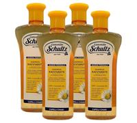 Shampoo Ravvivante Ultradelicato, 100% Camomilla Bio per Capelli Chiari, Dona Lucentezza, 250ml (4 Unità)