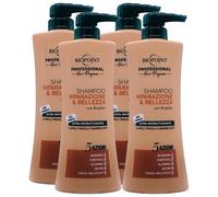Shampoo RIPARAZIONE & BELLEZZA Con Kerplex, Ultra Ristrutturante. Per Capelli Fragili e Danneggiati. 5 Azioni: Rigenera, Fortifica, Illumina, Nutre e Tocco Vellutato 400ml (4 Flaconi)
