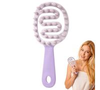 Shampoo Scalp Massage, Comfortable Grip Cleaning, Hair Shampoo Comb, Coarse Comb Teeth, Lightweight Ergonomic Design, Ideal for Men Women Children All Hair Types