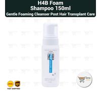 Shampoo schiuma H4B 150 ml, detergente schiumogeno delicato cura post trapian...
