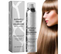 Shampoo Secco da Viaggio, 150ml Shampoo Volumizzante Istantaneamente Fresco, Spray Nutriente Profondo Senza Risciacquo, Spray Volumizzante Profumato al Limone e Menta, per Tutti i Tipi di Capelli