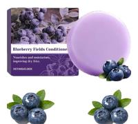 Shampoo solido 2 in 1 "Blueberry Fields" - Shampoo solido naturale volumizzante e idratante - Cura nutriente per capelli più forti e controllo dell'effetto crespo