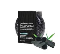 Shampoo Solido al Carbone di Bambù, Sapone per Capelli al Carbone Attivo, Controllo Sebo Barra Detergente per Capelli Grassi, Pulisce in Profondità Senza Aggredire, Per Uomo e Donna