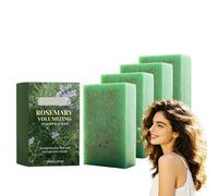 Shampoo solido al rosmarino, pane detergente alle erbe, cura detergente profondo e idratante per il cuoio capelluto, formule addensanti e volumizzanti, nutriente il cuoio capelluto secco (PCS4)