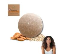 Shampoo Solido con Avena e Olio di Mandorle | Shampoo Naturale Idratante e Definitore di Riccioli | Curly | Ammorbidisce, Nutre e Dona Flessibilità | Senza Solfati, Vegano, Artigianale e Zero Waste