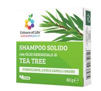 Optima Naturals Colours Of Life - Shampoo solido Purificante Capelli Grassi, 80g