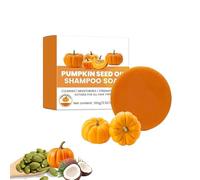 Shampoo solido e balsamo alla zucca Shampoo solido nutriente per capelli Shampoo all'olio di semi di zucca Shampoo all'olio di semi di zucca che riduce l'effetto crespo per capelli nutriente e rinforz