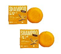 Shampoo Solido Idratante | Capelli Secchi e Fini | Vaniglia e Sandalo - Mangrovia X2 Set Risparmio
