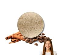 Shampoo Solido in Bar Caffeina e Cannella | Shampoo Anticaduta Naturale e Rafforzante | Stimola la crescita, apporta volume ed energia | Senza solfati, Vegano, Artigianale e Zero Waste - 65 g