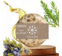 Shampoo Solido Linfa d'Anima | Idratazione Naturale con Aroma Calmante | Vegano & Artigianale | Uso frequente | 90 g (Cade di Ginepro)