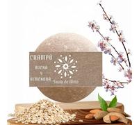 Shampoo Solido Linfa d'Anima | Idratazione Naturale con Aroma Calmante | Vegano & Artigianale | Uso frequente | 90 g (Avena e Mandorla)