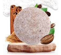 Shampoo Solido Linfa d'Anima | Regolatore con Betaina per Capelli Grassi | Vegano & Artigianato | Uso frequente | 65 g (Caffeina)