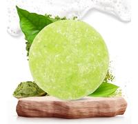 Shampoo Solido Linfa d'Anima | Regolatore con Betaina per Capelli Grassi | Vegano & Artigianato | Uso frequente | 65 g (Matcha)