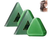 Shampoo solido Nature Triangle, 2026 Nuovo shampoo solido naturale a base vegetale da 120 g, adatto ai viaggi, for tutti i tipi di capelli, calmante e rinforzante.(2pcs)