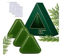 Shampoo solido Nature Triangle, detergente delicato e nutriente, detergente profondo biologico che controlla il sebo, lenisce e rinforza i capelli per donne e uomini (3pcs)