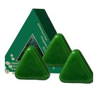 Shampoo Solido Nature Triangle, Shampoo Solido Nature Herbal Grass, All'Acqua di Riso per la Cura dei Capelli, Idratazione Profonda, Sapone di Erba Verd (3PCS)
