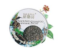 Shampoo Solido Per capelli-Grigi - Sapone Per capelli-Alle Erbe Polygonm