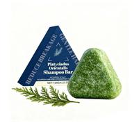 Shampoo solido triangolare, shampoo verde da bar, shampoo solido, shampoo delicato e nutriente a base vegetale, cham/pus portatile da viaggio per capelli grassi, ricci, per donne e uomini (1 pezzo)