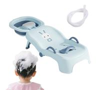 Shampoo Station per bambini - Sedia pieghevole per bambini | Riposo della testa regolabile per ragazze di età compresa tra 0 e 10 bagni da salone, WC a casa, facile da usare quotidianamente