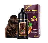 Shampoo Tintura Capelli Marrone castagna 3 In 1, 10 Minuti Shampoo Scurente Capelli, Shampoo Magico Tintura Capelli, Per Uomini E Donne, Ripristinare Lustrous (Chestnut Brown)
