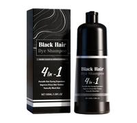 Shampoo Tintura Per Capelli - 100 Ml, Shampoo Tintura Per Capelli, Formula Nutriente Per Capeli Neri, Trattamento Colore Istantaneo, Copre I Cpelli Grigi, Effetto Naturale A Lunga Durata Per Uomo