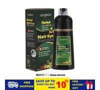 Shampoo tintura per capelli 3 in 1 Eyeas Herbal 500 ml (nero) - Spedizione gr...