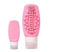 Shampoo Travel Pots - 90ml Silicone Storage Bottle, Compact 2 in 1